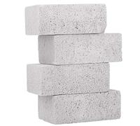 4 pièces Briques de Nettoyage de Pierre de Barbecue, Briques de Nettoyage de Gril Accessoires de Cuisine de Pierre de décapant de Graisse de Tache pour enlever des Taches Barbecue