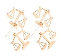 4 Pièces Broche Épingle de Revers Balance Justice en Alliage | Attache Polyvalente, Détails Précis, Style Vintage, pour Avocat et Diplômé
