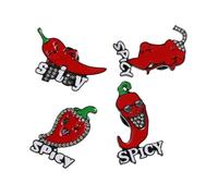 4 Pièces Broches de Piment pour Décoratifs Métallique pour Écharpes Sweaters et Chemises Accessoire de Mode Original