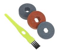 4 Pièces Brosse à Meuler, Roue de Polissage de Rechange | Accessoire pour Affûteur Professionnel, Simple à Utiliser, Pratique à Transporter, pour Meule à Touret Couleur Aléatoire