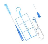 4 Pièces Brosse de Nettoyage pour Paquet D’Eau, Kit, Portable | Tube Flexible et Long, pour Réservoirs D’hydratation, Randonnée et Cyclisme, Plastique et Acier Inoxydable