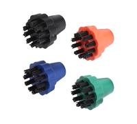 4 Pièces Brosses De Nettoyage Rondes, Compatibles For Karcher, SV7 SV1802 SV1902 2.860-231.0 Accessoires De Nettoyeur À Vapeur Kits De Pièces De Rechange De Brosse De 14mm