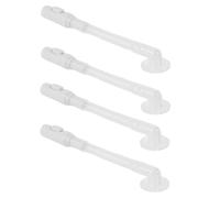 4 Pièces Buse Gonflable de Remplacement à Bouton Poussoir, Tpu | Valve à Gonflage Rapide, Interface Étanche et Plate, Compatible Pompes Électriques et Garçon Fille