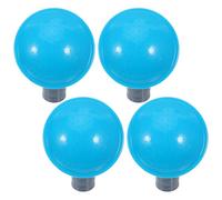 4 Pièces Buse pour Arrosoir 1,7cm, Raccord Rapide Bleu | Trous de Pulvérisation Denses, Adaptateur Verseur Intégré, Anti-fuite, pour Pots et Arrosage Doux