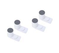 4 Pièces Butée de Porte Adhésive de Sécurité Anti-pincement, | ABS et Caoutchouc, Installation sans Outil, pour Portes Intérieures, Chambres D’garçon Fille et Salles de Bain