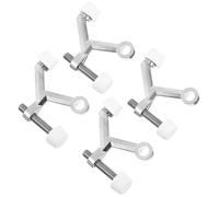 4 pièces Butoir de Porte Charnière à Axe, en Alliage de Zinc, | Design Intégré, Finition Soignée, Fixation Ferme, Protection de Surface, pour Bureau, Appartement