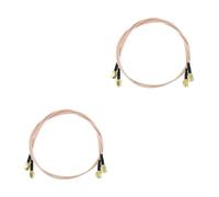 4 Pièces Câble Coaxial SMA Mâle vers Rg316 Prolongateur D’antenne | Cuivre Pur, Connecteurs en Laiton Doré, Installation Facile, pour Modem Cellulaire, Essais de Laboratoire