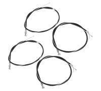 4 Pièces Câble de Frein, Anti-glisse, Réglage Facile, Noir | Acier et Plastique, Support de Freinage D’urgence, pour Stationnement en Pente et Terrain Irrégulier
