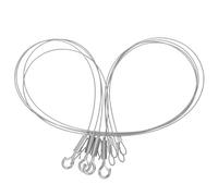 4 Pièces Câble Suspendre Tableau, Acier Inoxydable Argenté | Installation Rapide, à Suspendre Plafond vers Objet, pour Miroirs et Œuvres Murales, Galeries et Vitrines