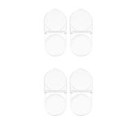 4 Pièces Cache-bouton de Démarrage 41mm Id en Plastique, Capot Flip-top | Protection pour Boutons Ronds, Garde la Lecture des Étiquettes, Usage en Location et Buanderie