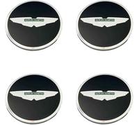 4 pièces Cache Moyeu pour Aston Martin Valkyrie 65MM, Enjoliveur Centre Roue pour Pneu Voiture, Étanche Capuchons de Moyeu, Accessoire Véhicules