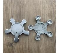 4 Pièces Cache-Moyeu pour Audi A4 A5 A6 A7 Q3 Q5 A3 S5 135 mm 0601165,Cache Moyeux,Cache de Roue Centrale,Auto Cache Moyeux Capuchons De Centre,Jante Centre D'emblème,Grey