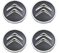 4 Pièces Cache Moyeu pour Citroen Berlingo 2018-2023, Enjoliveur de Voiture Bouchon de Jante Imperméables Anti-poussière Antirouille Jante Centre Badge,56MM