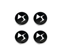 4 Pièces Cache Moyeu pour Citroen DS3 DS4 DS6 und DS7 60mm, ABS Cache Jantes Enjoliveurs Jantes Chapeau de Moyeu de Voiture Antirouille Cache de Roue Centrale