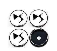 4 Pièces Cache Moyeu pour DS 4 2015-2018, Roue Couvercles de Moyeu Enjoliveur de Voiture Voiture Enjoliveurs Centraux,A-O.D-60MM