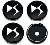 4 Pièces Cache Moyeu pour DS 9 Performance Line 2020-2025 60mm, Capuchon Central Roue Enjoliveur Étanche Antirouille Badge Logo Bouchon Jante Poussière,C