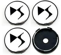 4 Pièces Cache Moyeu pour DS 9 Performance Line 2020-2025 60mm, Capuchon Central Roue Enjoliveur Étanche Antirouille Badge Logo Bouchon Jante Poussière,D
