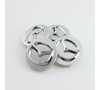 4 Pièces Cache moyeu pour Mazda CX3 52mm, Centre de Jante Capuchons Cache Moyeu Centre de Roue, Enjoliveur de Voiture des Roue Accessoires