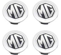 4 Pièces Cache Moyeu pour MG ZS 2017-2022 2023 2024, Roue Couvercles de Moyeu Enjoliveur de Voiture Voiture Enjoliveurs Centraux,O.D-56MM-White