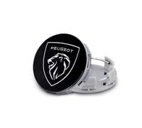 4 Pièces Cache Moyeu pour Peu-geot 508 II 2018-2023 2023-, Roue Couvercles de Moyeu Enjoliveur de Voiture Voiture Enjoliveurs Centraux,O.D-60MM