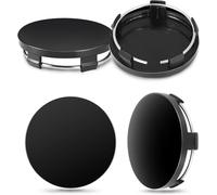 4 Pièces Cache Moyeu pour Renault Scenic/Scenic E-Tech/Scenic Vision 60mm, Centre de Jante Étanche Anti-Poussière Design Durable Cache-Moyeux,A/Black