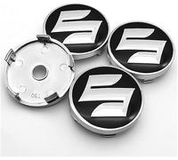 4 Pièces Cache Moyeu pour Suzuki Baleno I 2015-2019 2019-2022, Roue Couvercles de Moyeu Enjoliveur de Voiture Voiture Enjoliveurs Centraux,D-O.D-60MM