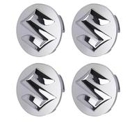 4 Pièces Cache Moyeu pour Suzuki xbee 2017-, Roue Couvercles de Moyeu Enjoliveur de Voiture Voiture Enjoliveurs Centraux,Silver-O.D-58MM
