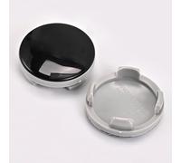 4 Pièces Cache Moyeu Voiture pour Ford S-Max II Galaxy III Edge, Autocollants Cache-moyeux Capuchons de Moyeu Roue Anti-poussière Décoration,Normal-Black