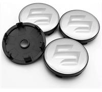 4 Pièces Cache Moyeu Voiture pour Suzuki Swift Sport 3 4 MK1 MK2 MK3 MK4 MK5 MK6 MK7 MK8, Étanche Capuchons de Moyeu Roue Centre de Jante Cache de Roue Centrale,O.D-54mm