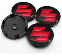 4 Pièces Cache Moyeu Voiture pour Suzuki Swift Sport 3 4 MK1 MK2 MK3 MK4 MK5 MK6 MK7 MK8, Étanche Capuchons de Moyeu Roue Centre de Jante Cache de Roue Centrale,O.D-60mm