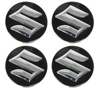 4 Pièces Cache Moyeu Voiture pour Suzuki Vitara LY iV-4 Hybrid 2016-2024 2025, Étanche Capuchons de Moyeu Roue Centre de Jante Cache de Roue Centrale,O.D-54mm
