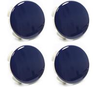 4 pièces Cache Moyeux 54MM pour Ford Fiesta 8 (VIII) JH8 I 2017-2023,Cache de Roue Centrale,Pneus Centres Accessoires,Bonne stabilité,Blue