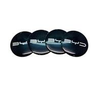 4 Pièces Cache-moyeux Autocollants pour BYD Seal 6 Wagon 2025 - Wagon 56mm, Insigne Couvercle de Jante Autocollant Hub Centre Caps Cover Sticker,C