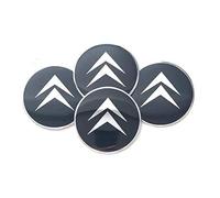 4 Pièces Cache-moyeux Autocollants pour Citroen, 55mm,Hub Centre Caps Cover Sticker Autocollant de Capuchon de Jante de Pneu Autocollant de Badge