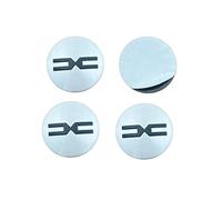 4 Pièces Cache-moyeux Autocollants pour Dacia Duster II 2021-2022 56mm, Insigne Couvercle de Jante Autocollant Hub Centre Caps Cover Sticker