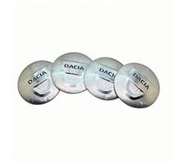 4 Pièces Cache-moyeux Autocollants pour Dacia Logan I MCV 2008-2013 56mm, Insigne Couvercle de Jante Autocollant Hub Centre Caps Cover Sticker