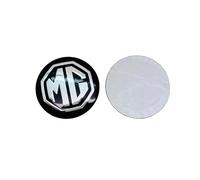 4 Pièces Cache-moyeux Autocollants pour MG MG3 II 2013-2018 56mm, Insigne Couvercle de Jante Autocollant Hub Centre Caps Cover Sticker