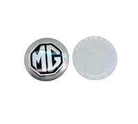 4 Pièces Cache-moyeux Autocollants pour MG RX8 2020-56mm, Insigne Couvercle de Jante Autocollant Hub Centre Caps Cover Sticker