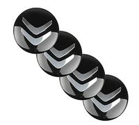 QFYANXUAN 4 pièces Cache-moyeux Centre Enjoliveurs Autocollant, pour Citroen 56mm Cache Moyeu Couverture De Roue Capuchon de Moyeu Central Voitures Décoratifs Accessoires