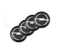 4 pièces Cache-moyeux Centre Enjoliveurs Autocollant, pour Opel Adam 2012-2020 56mm Cache Moyeu Couverture De Roue Capuchon de Moyeu Central Voitures Décoratifs Accessoires