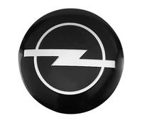 4 Pièces Cache-Moyeux Centre Enjoliveurs Autocollant pour Opel Vauxhall Astra Insignia Vivaro Corsa Mokka Zafira Vectra OPC Meriva 56mm,Capuchons De Garniture De Moyeu Central De Roue Autocollants
