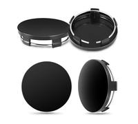 4 Pièces Cache-Moyeux de Roue pour BMW 1 3 5 6 Series X1 X3 X7 X5 X6 Z4 7 M, Jante Capuchons la Décoration et la Protection des Roues de Voitures Cache Moyeu Noir,Black