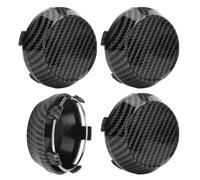 4 Pièces Cache-Moyeux de Roue pour Mitsubishi Triton, Jante Capuchons la Décoration et la Protection des Roues de Voitures Cache Moyeu Noir,A-OD 60mm ID 56 mm