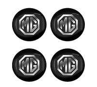 4 Pièces Cache Moyeux de Voiture pour MG HS ZST MG3 MG5 MG6 MG7 GT GS Hector ZX EZS EHS 56mm, Voiture Centre de Jante Capuchons Roue Caps Enjoliveurs Anti-poussière Étanche Badge Autocollants