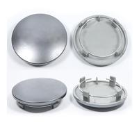 4 Pièces Cache Moyeux Enjoliveur De Voiture pour Audi A6 Avant (4G/C7,BJ AB 2011), Pneus Centres Accessoires, Cache Central du Moyeu,68mm-Grey