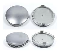 4 Pièces Cache Moyeux Enjoliveur De Voiture pour Audi A6 Avant (4G/C7,BJ AB 2011), Pneus Centres Accessoires, Cache Central du Moyeu,60mm-Grey