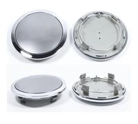 4 Pièces Cache Moyeux Enjoliveur De Voiture pour Audi A6 Avant C8 4K I 2018-2025, Pneus Centres Accessoires, Cache Central du Moyeu,69mm-Grey