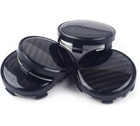 4 Pièces Cache Moyeux pour Audi A1 A3 A4 A5 A6 A7 64mm, Cache de Roue Accessoires de Voiture Capuchon de Centre de Roue Enjoliveurs de Roué Voiture Anti-Corrosion