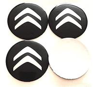 4 Pièces Cache-moyeux pour Citroen 55mm, Autocollants avec Logo Cache Moyeu Voiture Auto Capuchons de Centre Centre Roue Badge