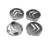 4 pièces Cache Moyeux pour Citroen DS Spirit DS3 DS4 DS5, RéSistant à La Chaleur Cache de Roue Centrale enjoliveurs Bouchon de Jante Accessoires,60mm,Grey